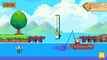 Luna's Fishing Garden скриншот