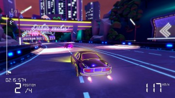 Electro Ride: The Neon Racing скриншот
