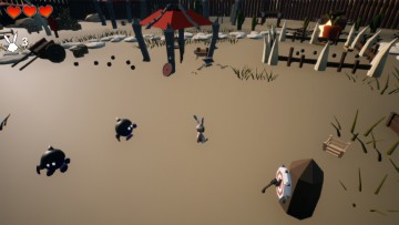 Angry Bunny 2: Lost hole скриншот