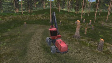Forest Harvester Tractor 3D скриншот