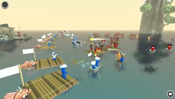 Stupid Raft Battle Simulator скриншот