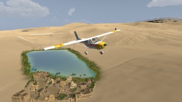Coastline Flight Simulator скриншот
