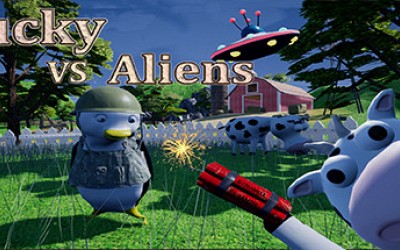 Lucky VS Aliens